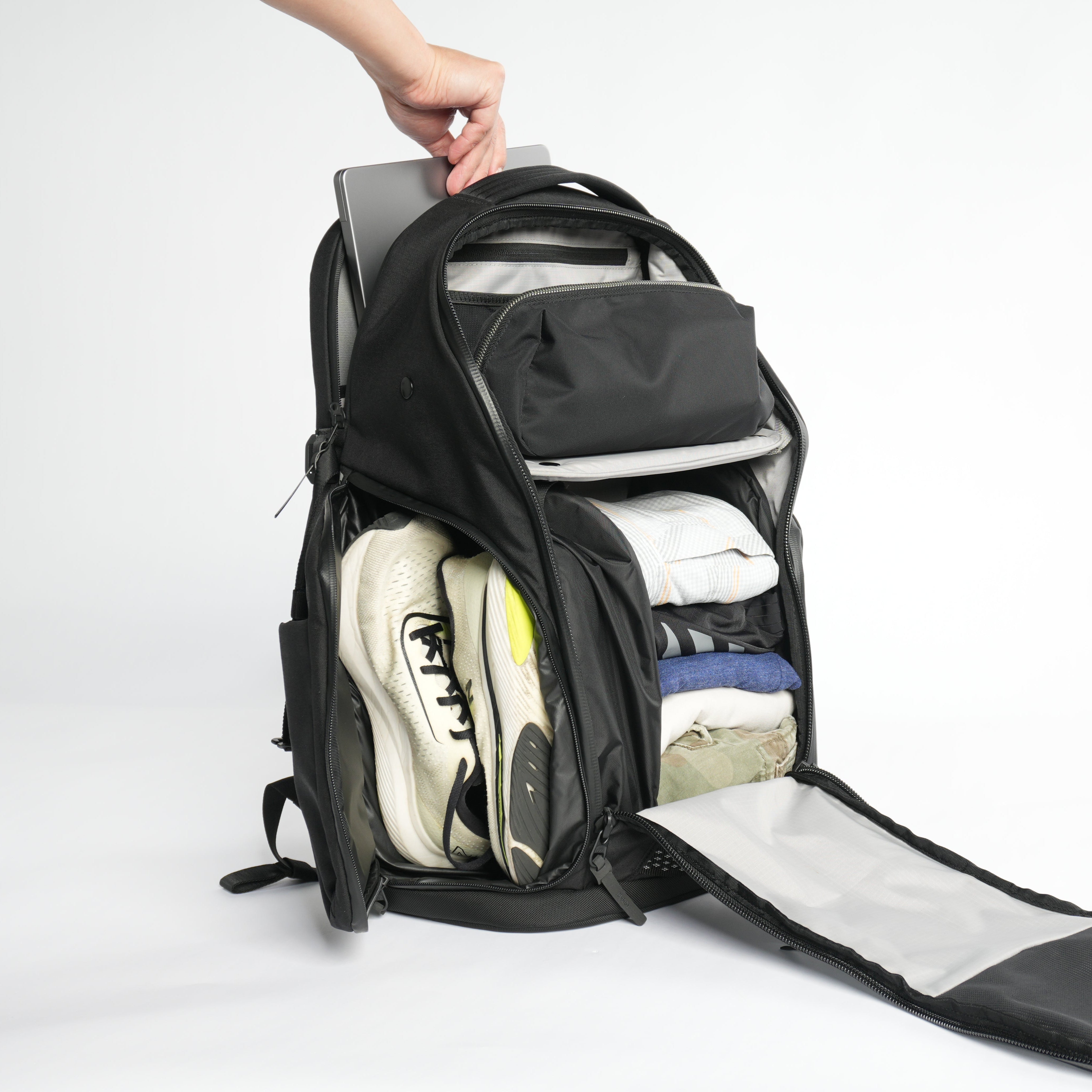 A DVRGE backpack with various compartments and features that make it one of the best gifts for athletes in 2025.