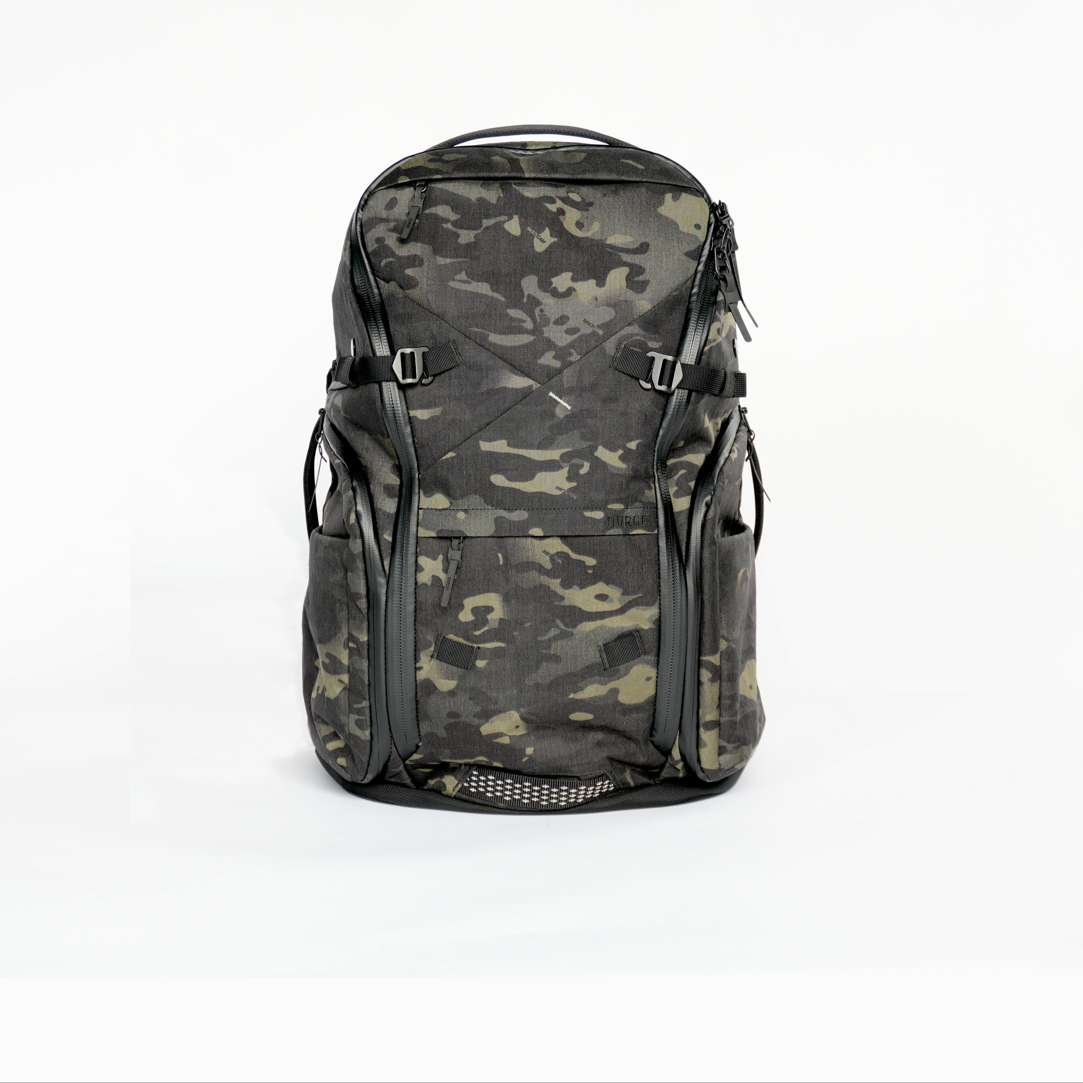 Multicam Limited edition front view of DVRGE backpack on a white background