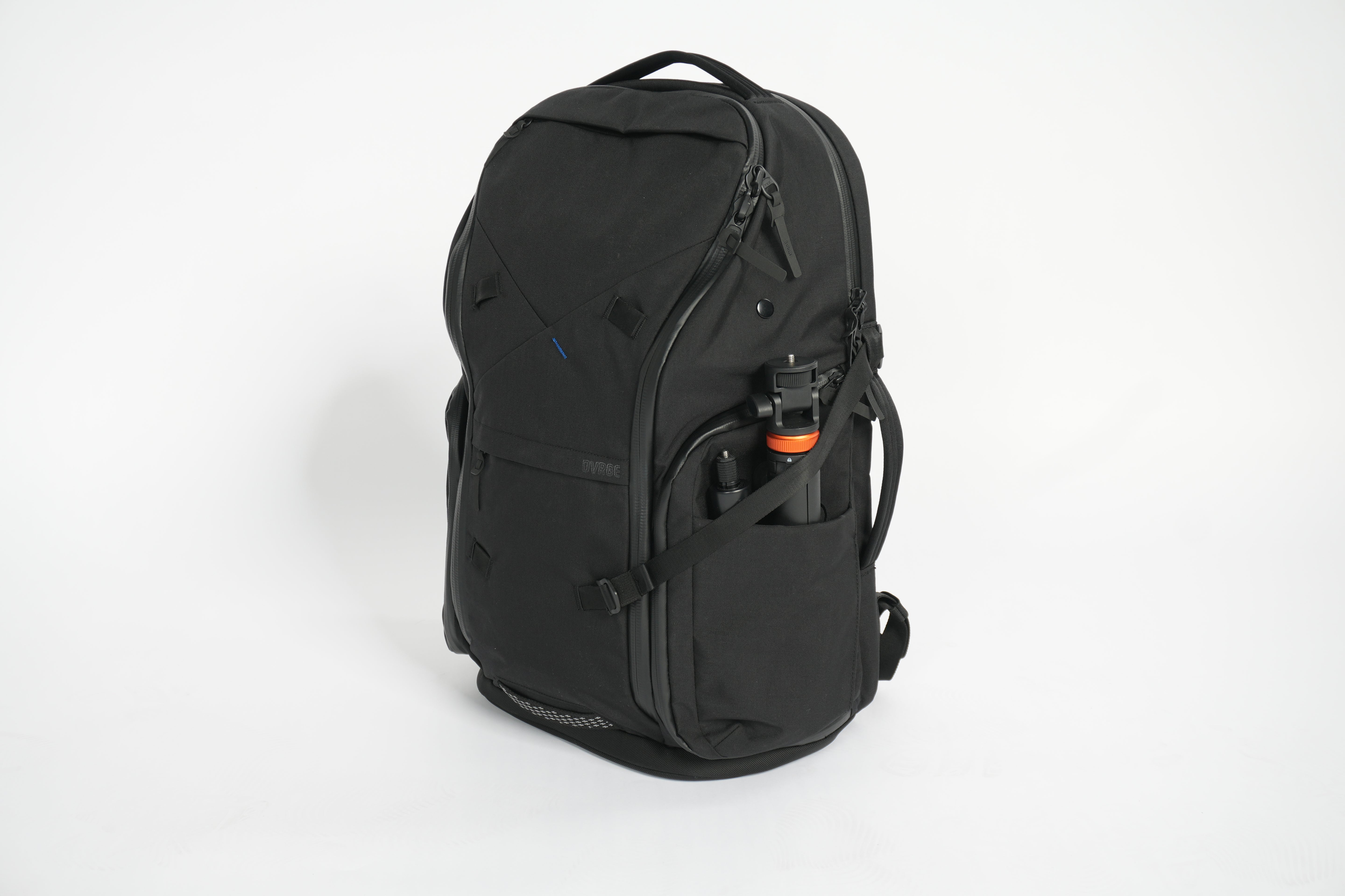 Original DVRGE backpack in black on a white background