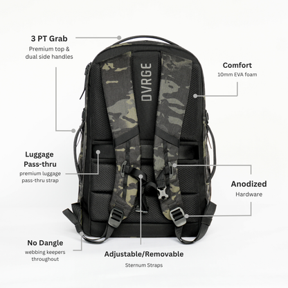 DVRGE X50 Black Multicam® X-Pac® - LIMITED EDITION 36L Backpack