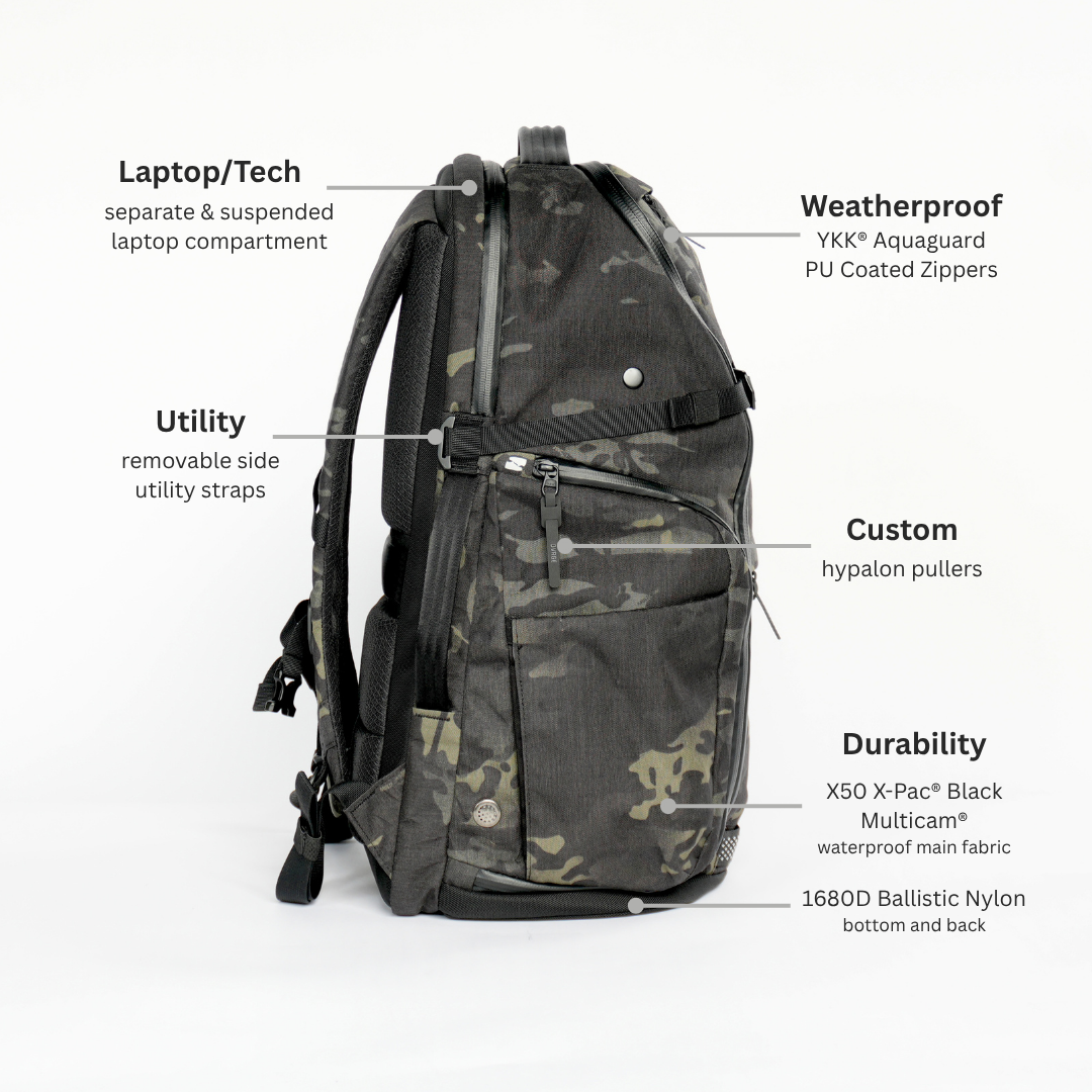 DVRGE X50 Black Multicam® X-Pac® - LIMITED EDITION 36L Backpack