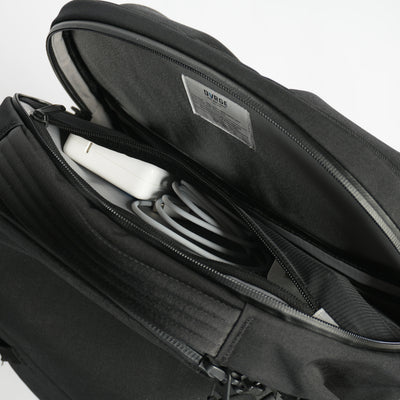 View of inner laptop compartment for DVRGE travel backpack