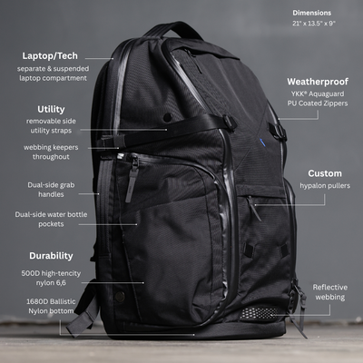 The DVRGE Backpack 36L